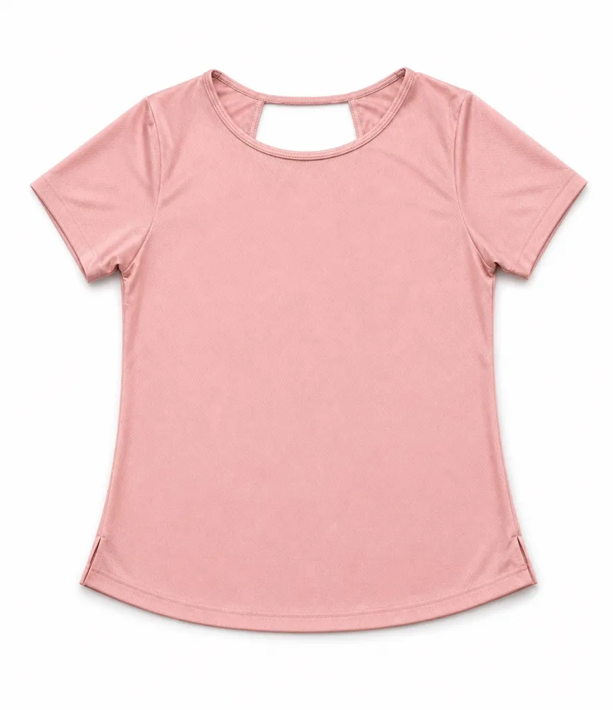 Blusa Manga Curta Costas Abertas Harmony Nude Vintage vestem