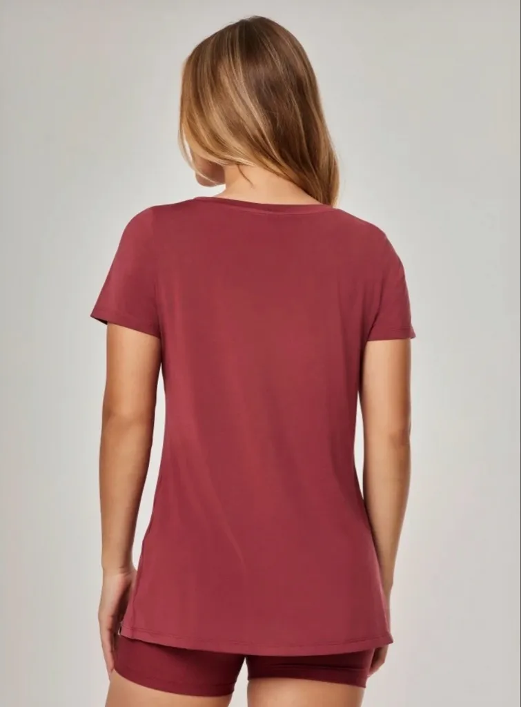 Blusa Manga Curta Dallas Vermelho Adrenaline vestem